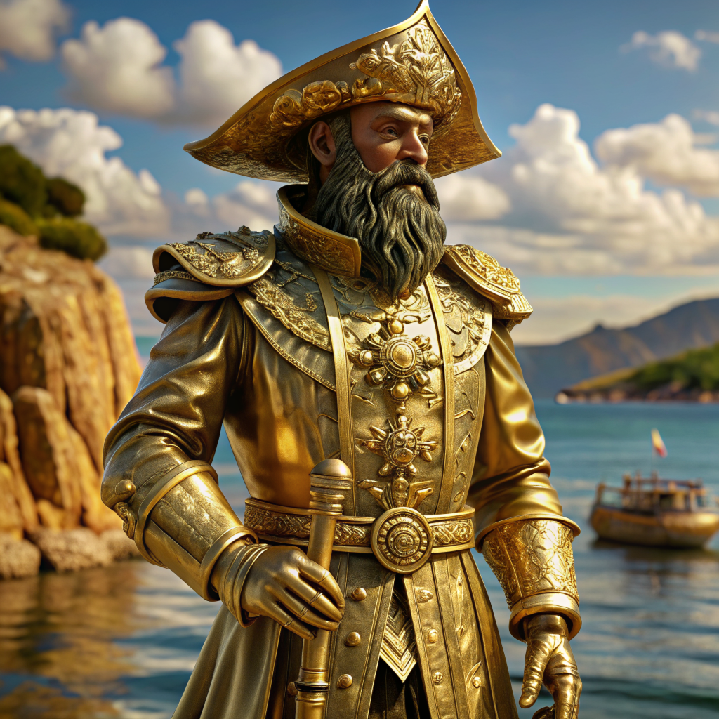 Statue en l'honneur de Barbe Noire